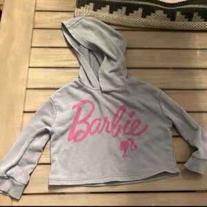 Barbie Gray and Pink Sweatshirt with Logo